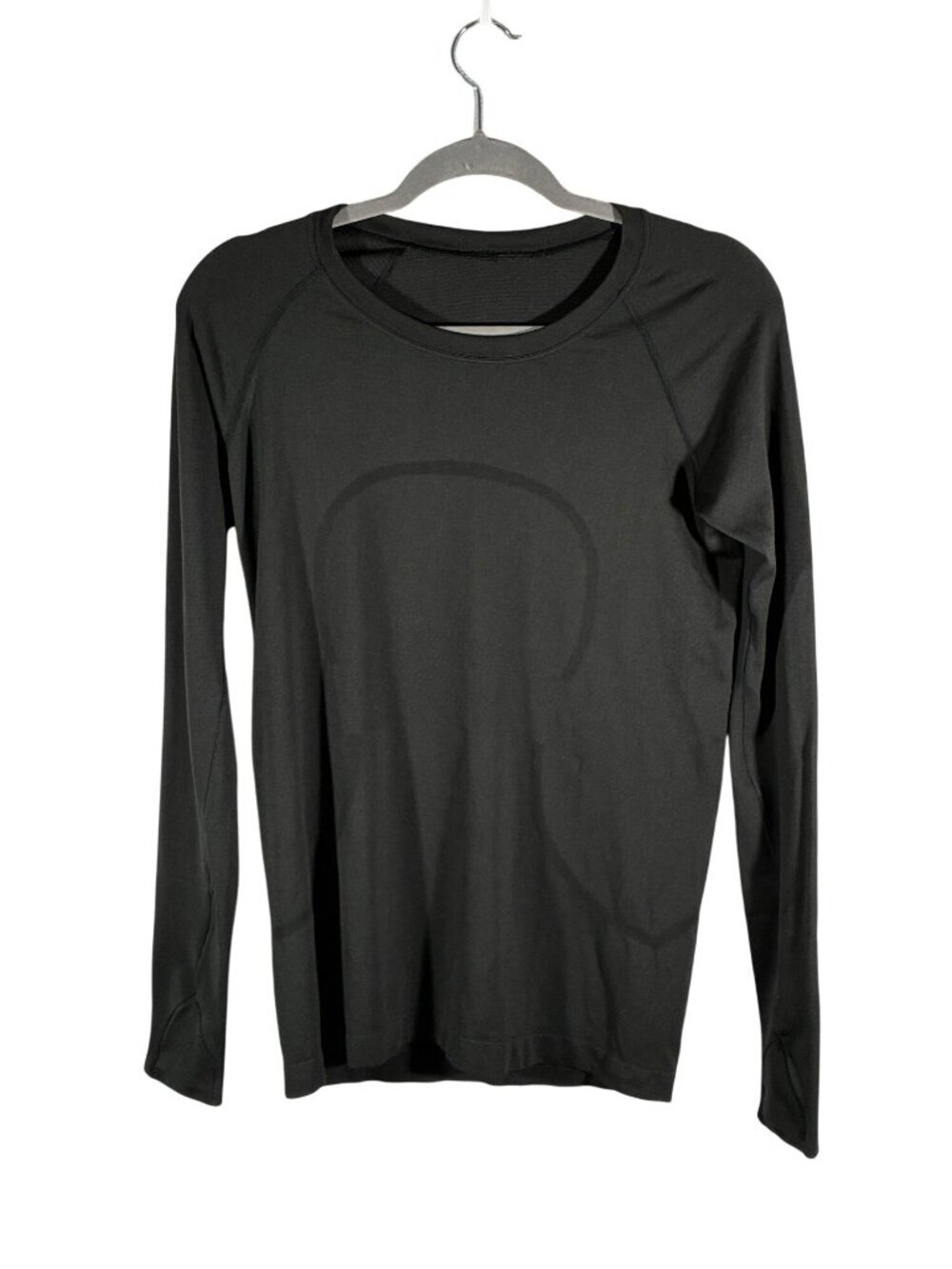 Lululemon Black Swiftly tech Long Sleeve Crew Neck Activewear Shirt Size 8 runni
